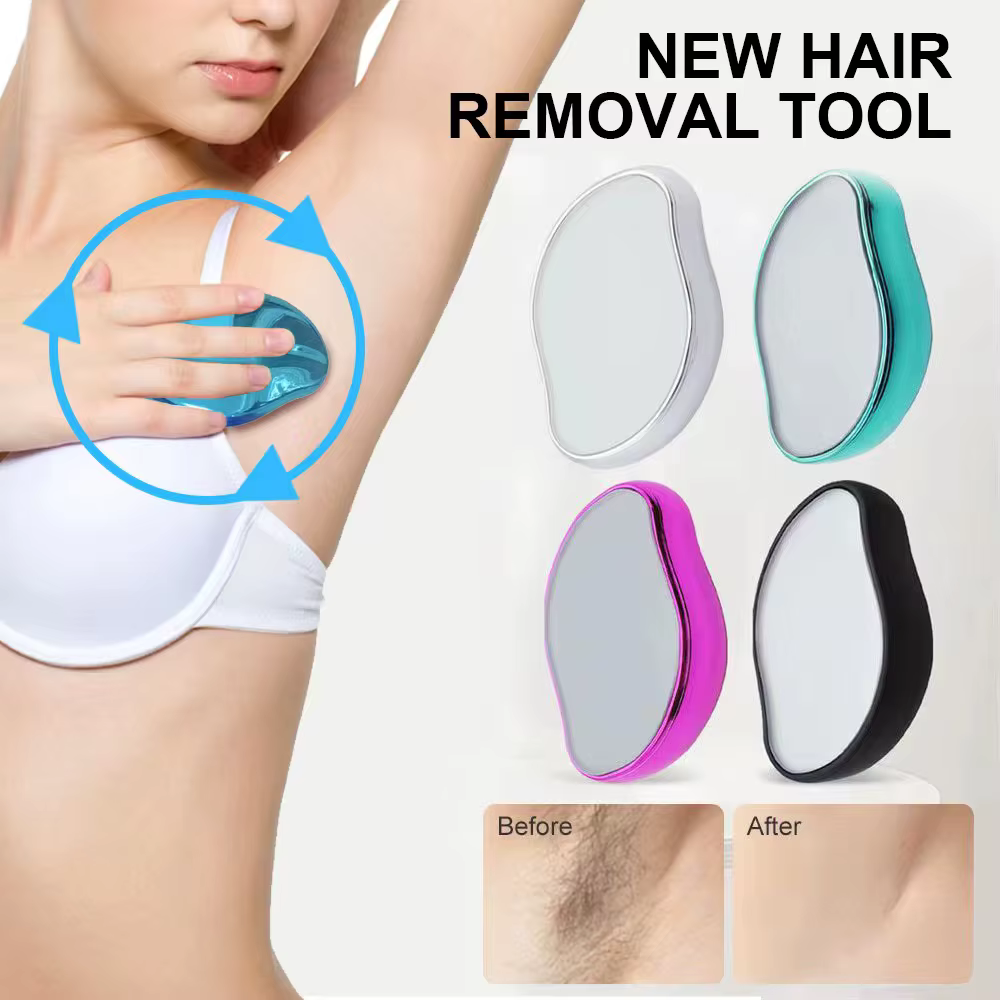 Épilation Physique Épilateurs Cristal Gomme À Cheveux Sûr Facile Nettoyage Réutilisable Corps Lisse Beauté