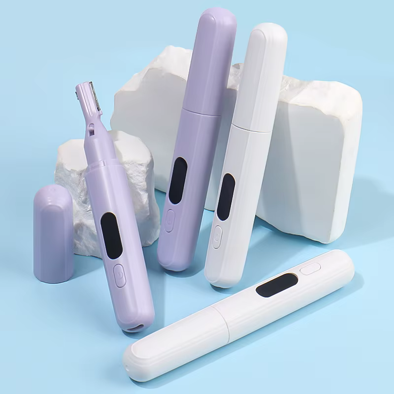 1 pièces tondeuse à sourcils électrique visage épilateur Mini Portable femmes corps rasoir cou lèvres bras et jambes