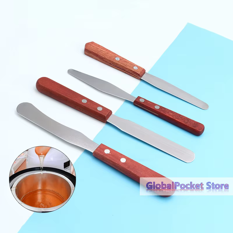 Spatules en acier inoxydable [TG823] pour l'épilation