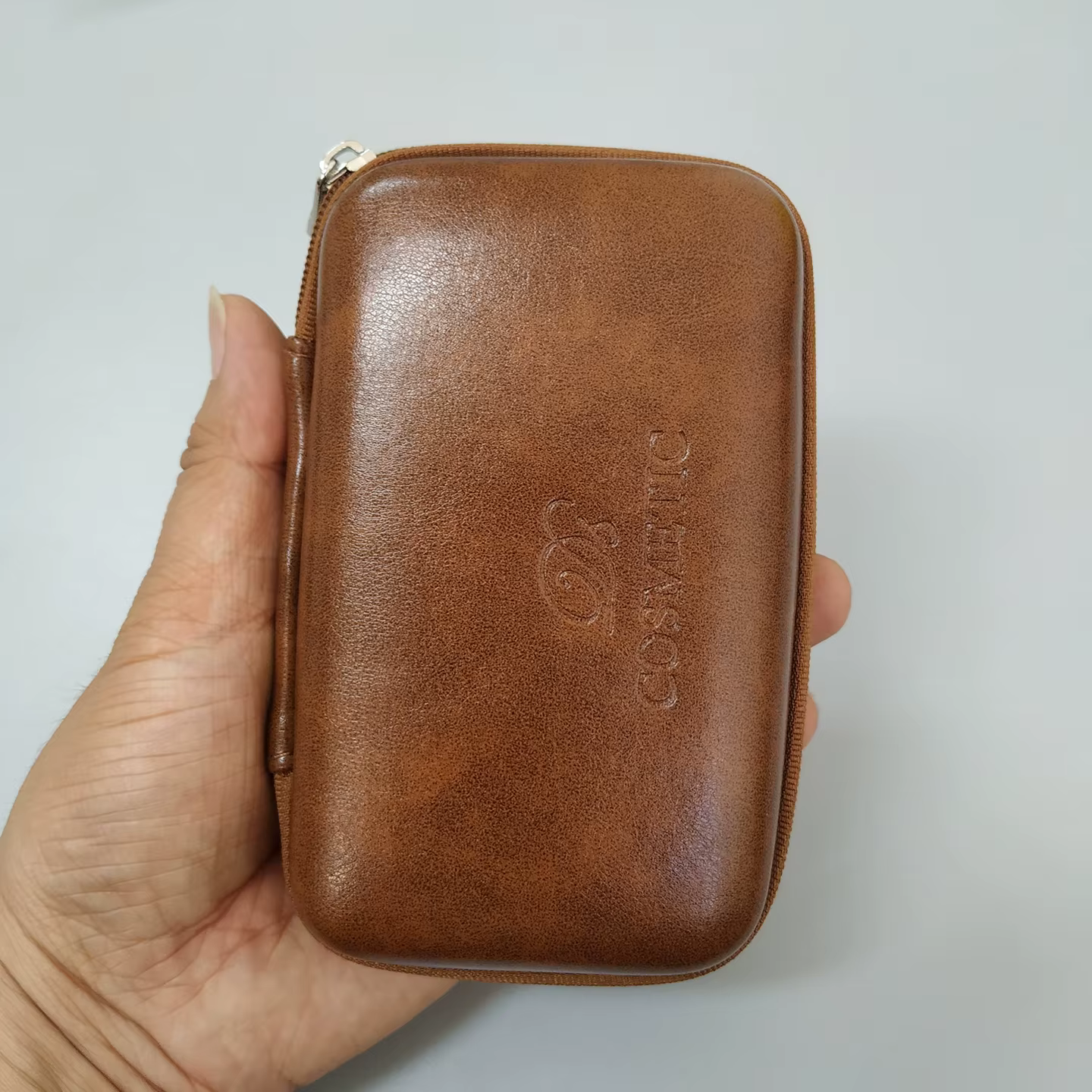 Dscosmetic – sac de voyage en cuir PU pour rasoir de sécurité à double tranchant