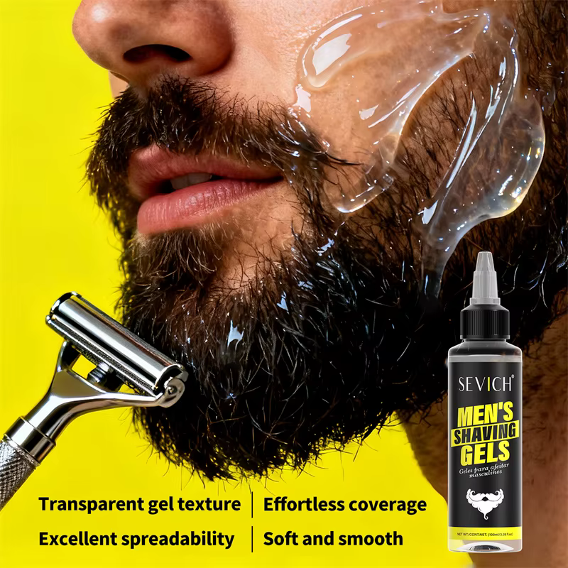 Gel de Rasage Homme Adoucissant pour Pattes et Barbe