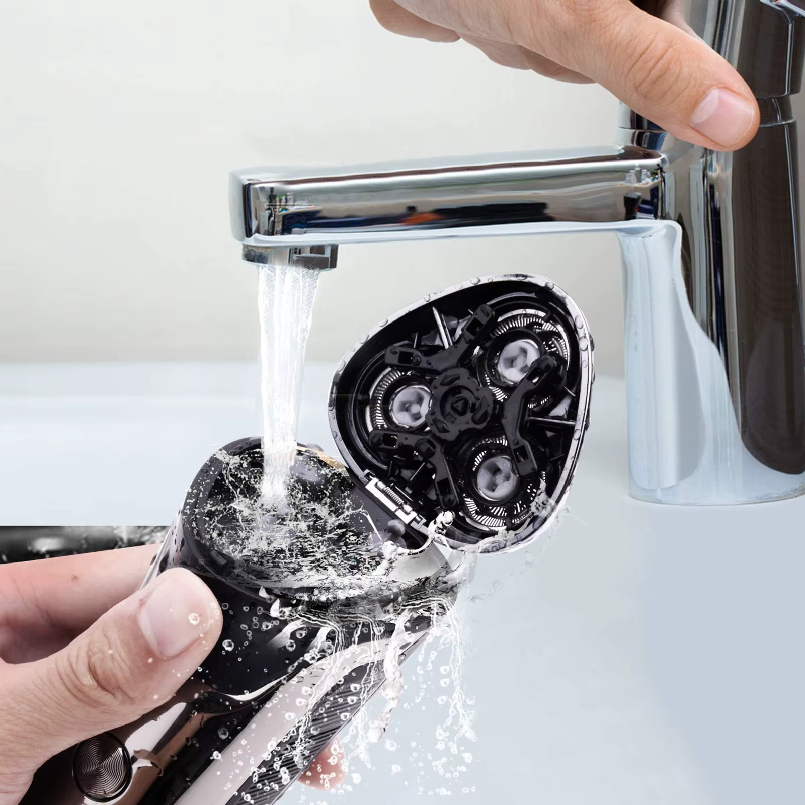 2025 nouveaux rasoirs à barbe pour hommes rasoir électrique sans fil USB Rechargeable Triple lames