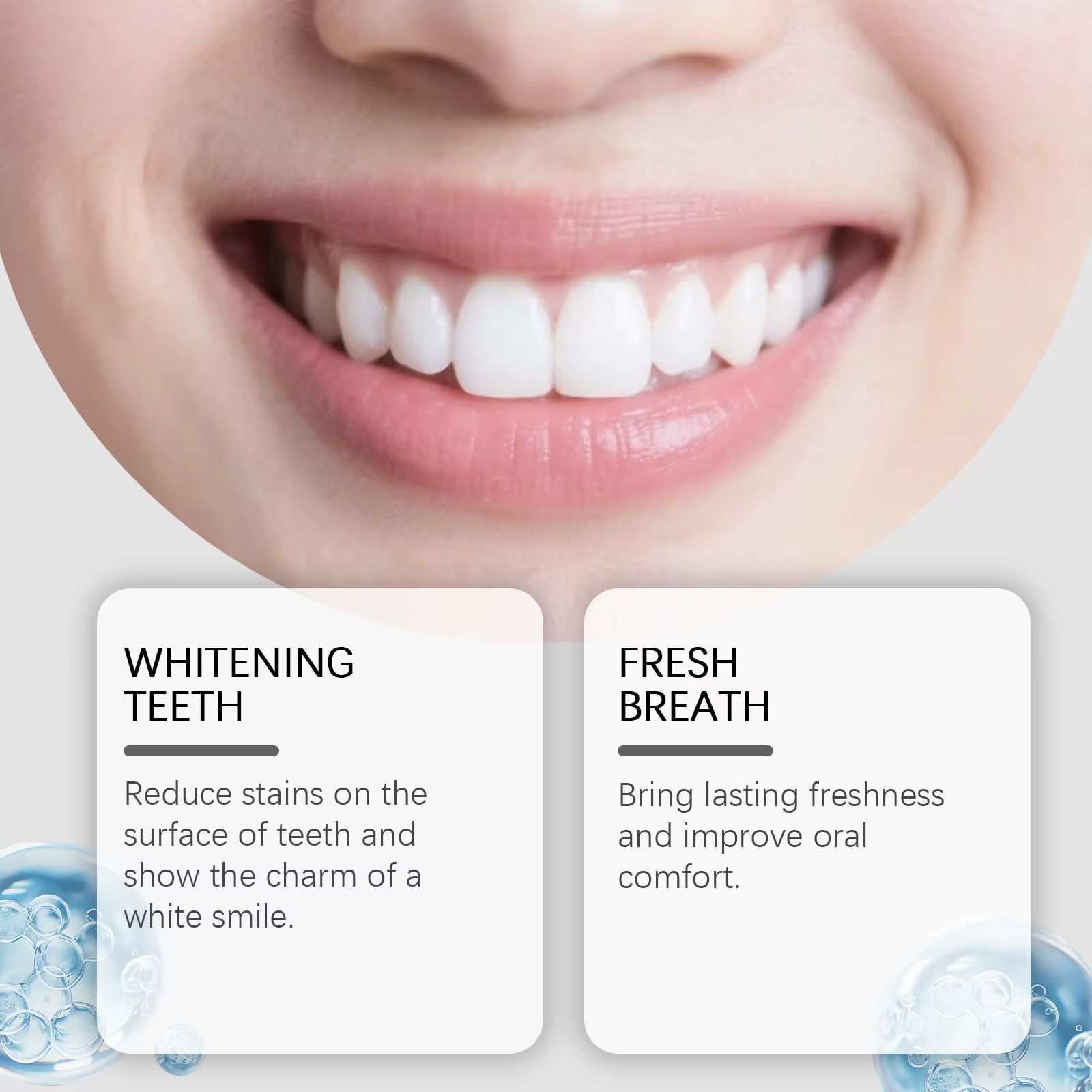Poudre blanchissante pour les dents, apaise les gencives sensibles, améliore l'halitose, fraîcheur durable, réduit les taches jaunes, soins dentaires