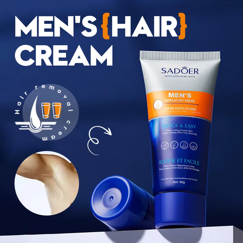 Crème dépilatoire indolore pour hommes SADOER