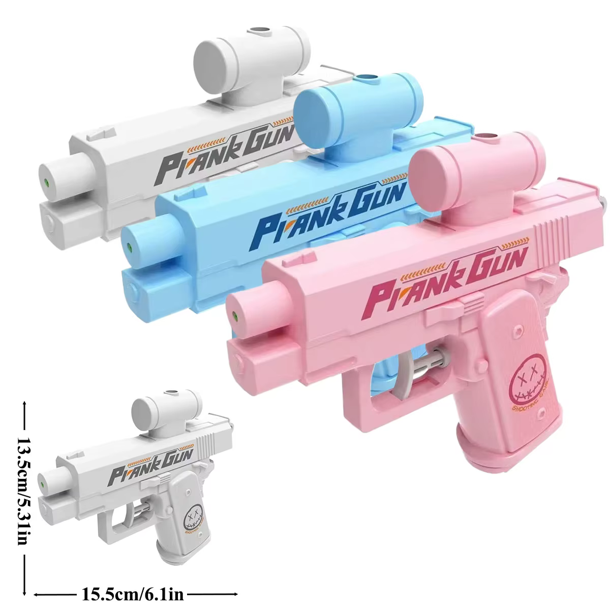 Pistolet à eau bidirectionnel, jouet de farce, pistolet à eau anti-stress, petit pistolet de jeu, interaction adulte-enfant, pour l'extérieur et l'intérieur, cadeau, 2 styles