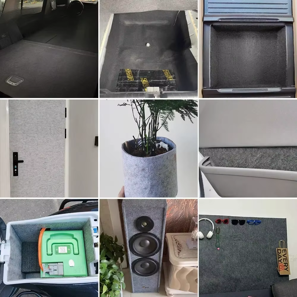 Revêtement de tapis en feutre auto-adhésif – Tissu non tissé résistant à la chaleur pour la réparation de voitures et de camping-cars