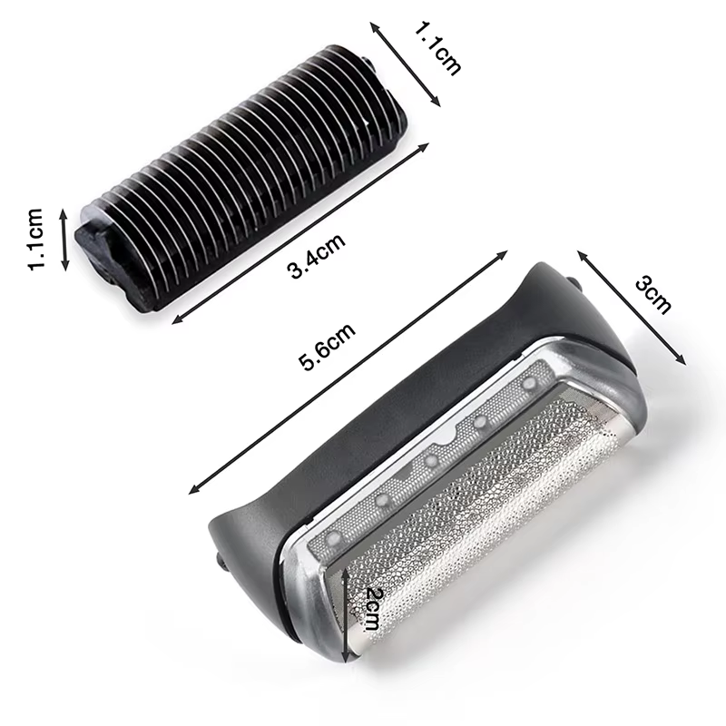 Lames et grille de rechange pour rasoir BRAUN 10B Série 1