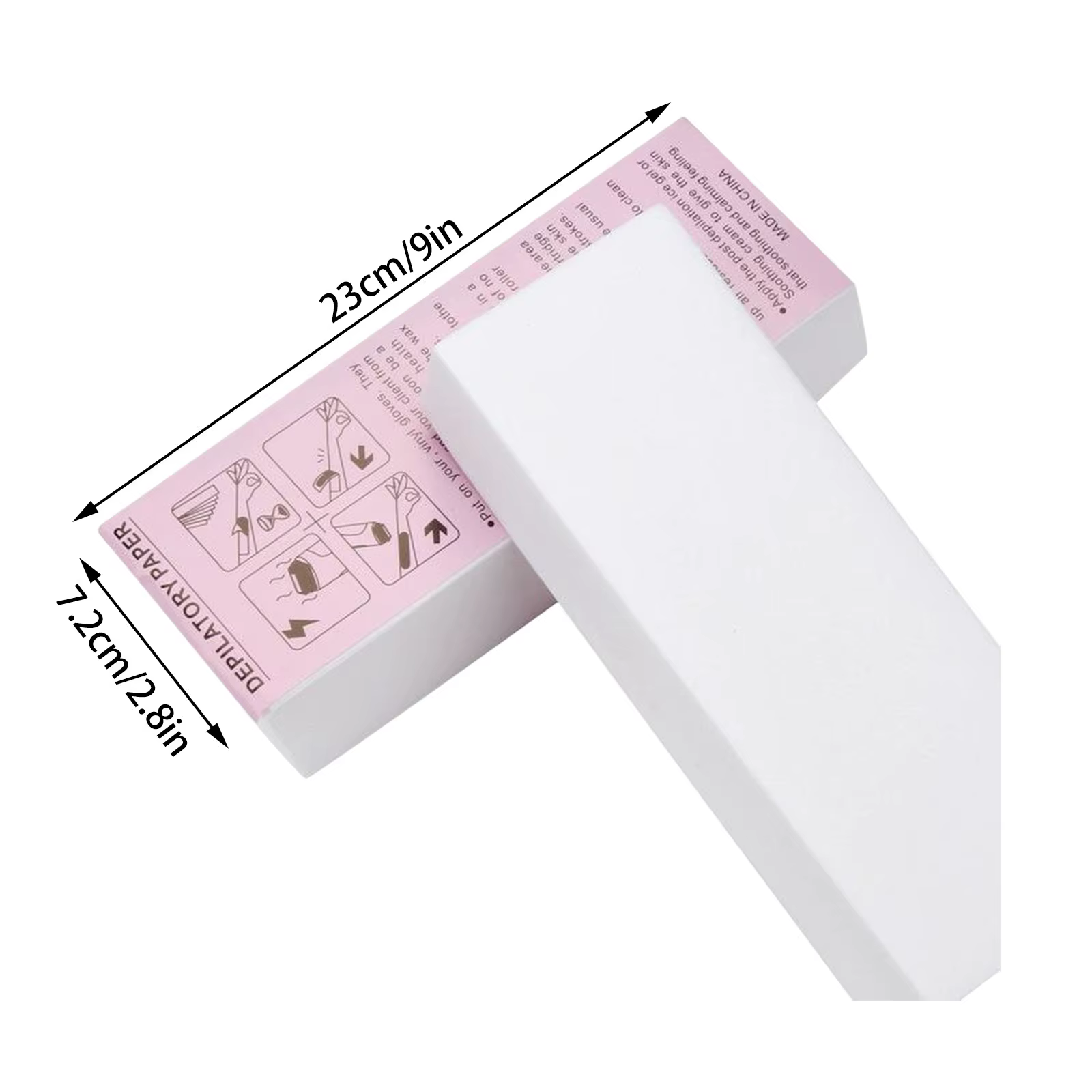 100 pièces jetable beauté épilation cire papier épaissi Non-tissé