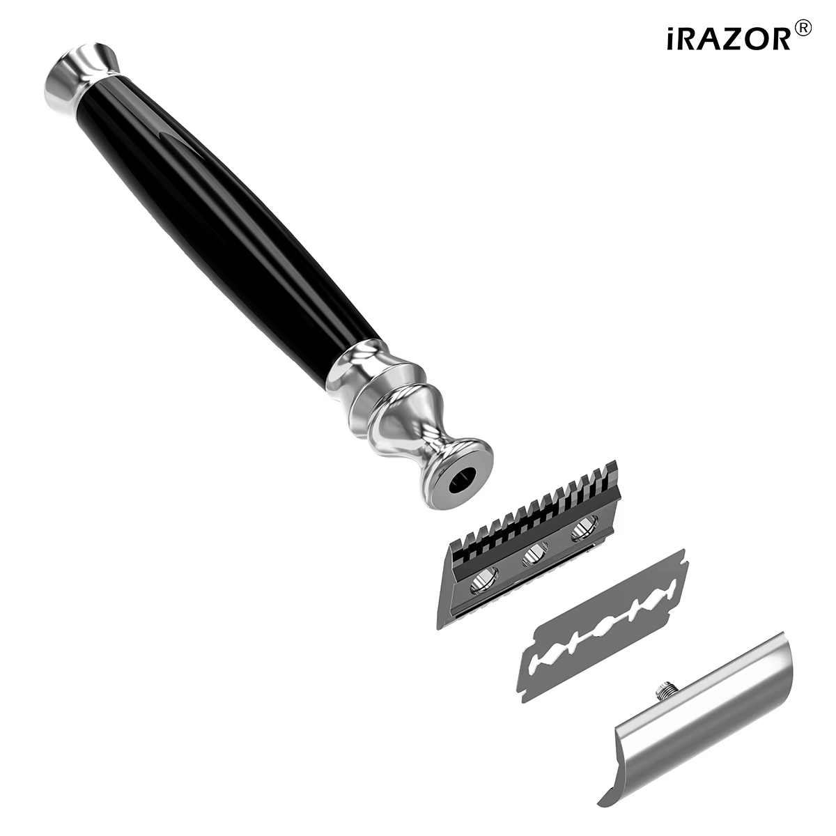 IRAZOR barbier Double bords rasoir de sécurité pour hommes-10 lames originales incluses épilation du corps Machine à