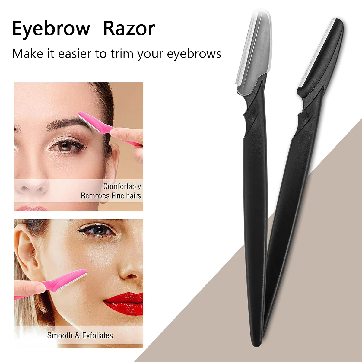 Rasoir à sourcils pour femmes