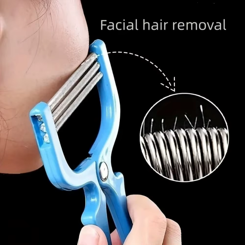 Appareil d'épilation faciale sûr et portable pour les poils du visage et des lèvres
