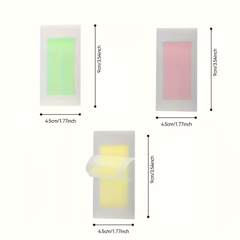 10 pièces papier de cire d'épilation jetable