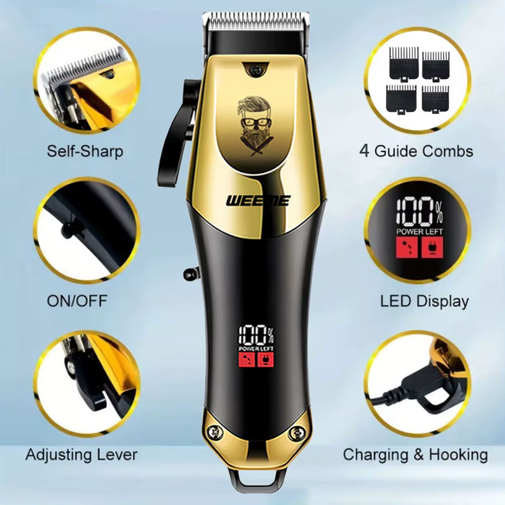 Tondeuse à cheveux électrique Vintage T9 pour hommes
