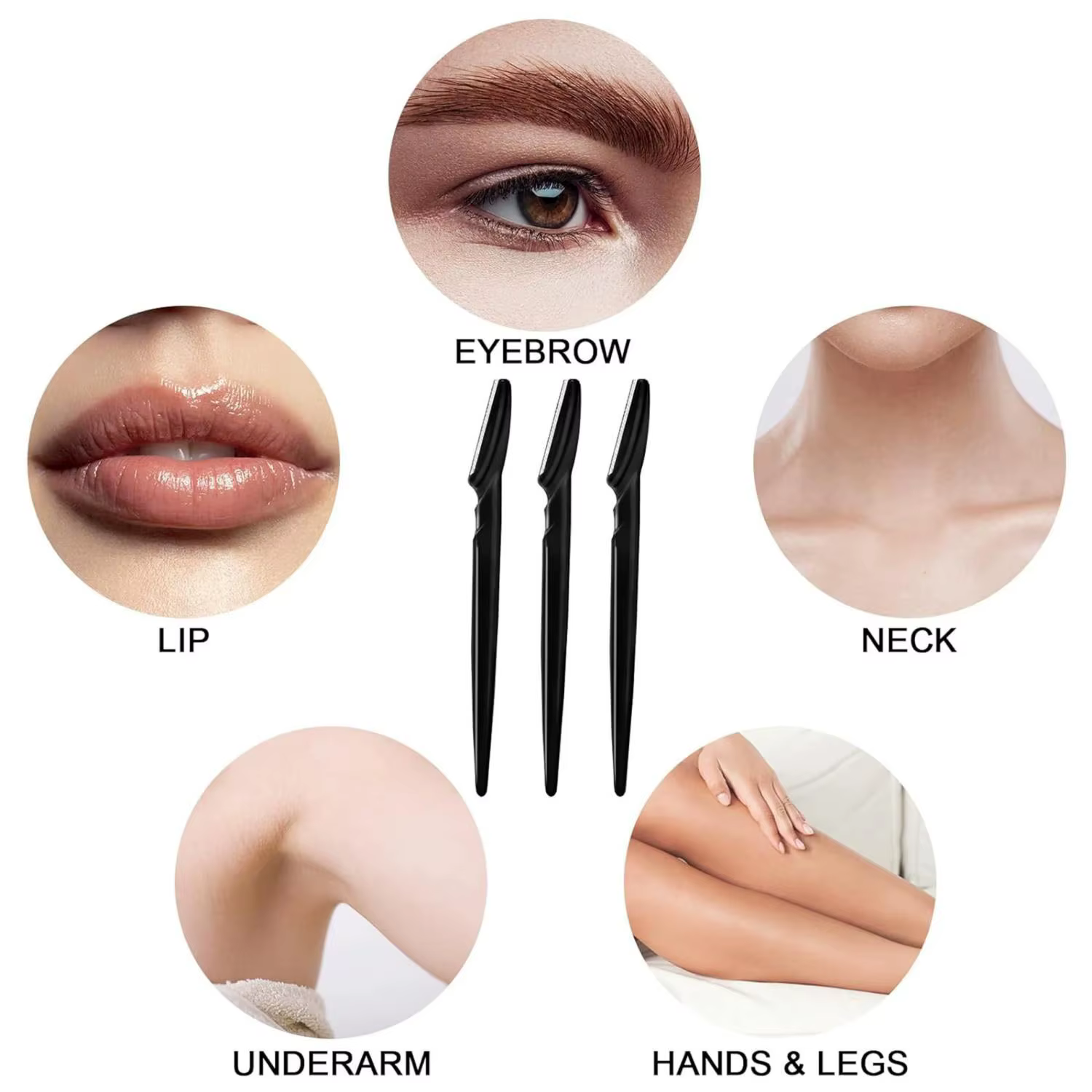 Outil de dermaplaning 6/12 pièces