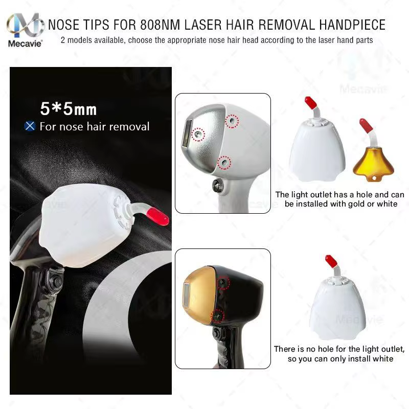 Kit d'accessoires professionnels pour épilation au Laser à Diode et au picoseconde