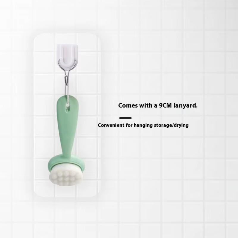 Brosse de nettoyage du visage douce, nettoyeur de pores en profondeur, exfoliant de points noirs, outil de lavage du visage