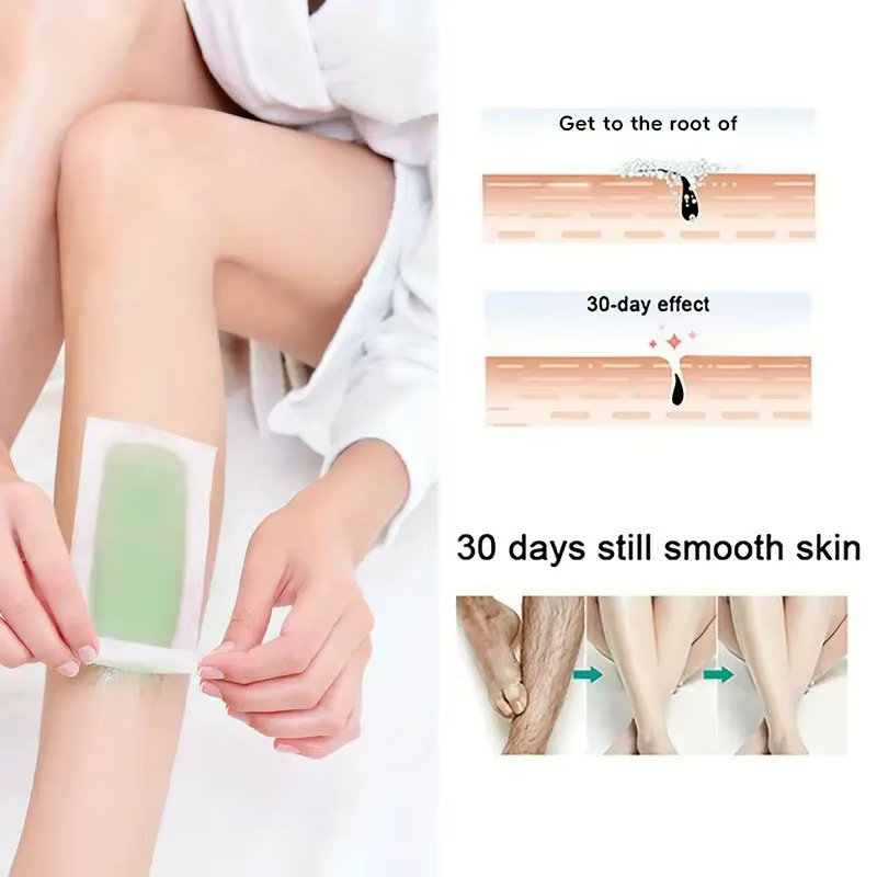 Bandes de cire pour le visage