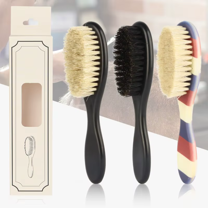 Brosse à barbe en poils de sanglier