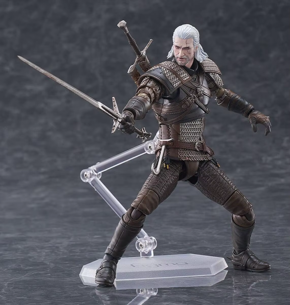 Figurine d'action authentique Good Smile Figma 655 The Witcher 3 Wild Hunt Geralt of Rivia