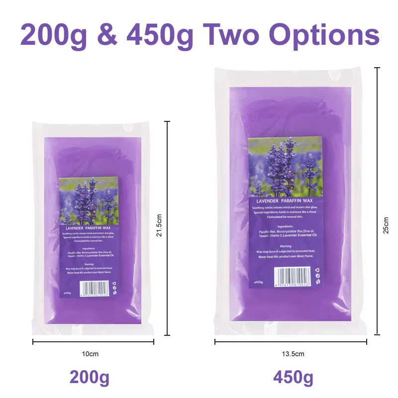 450g/200g cire de paraffine mains et pieds