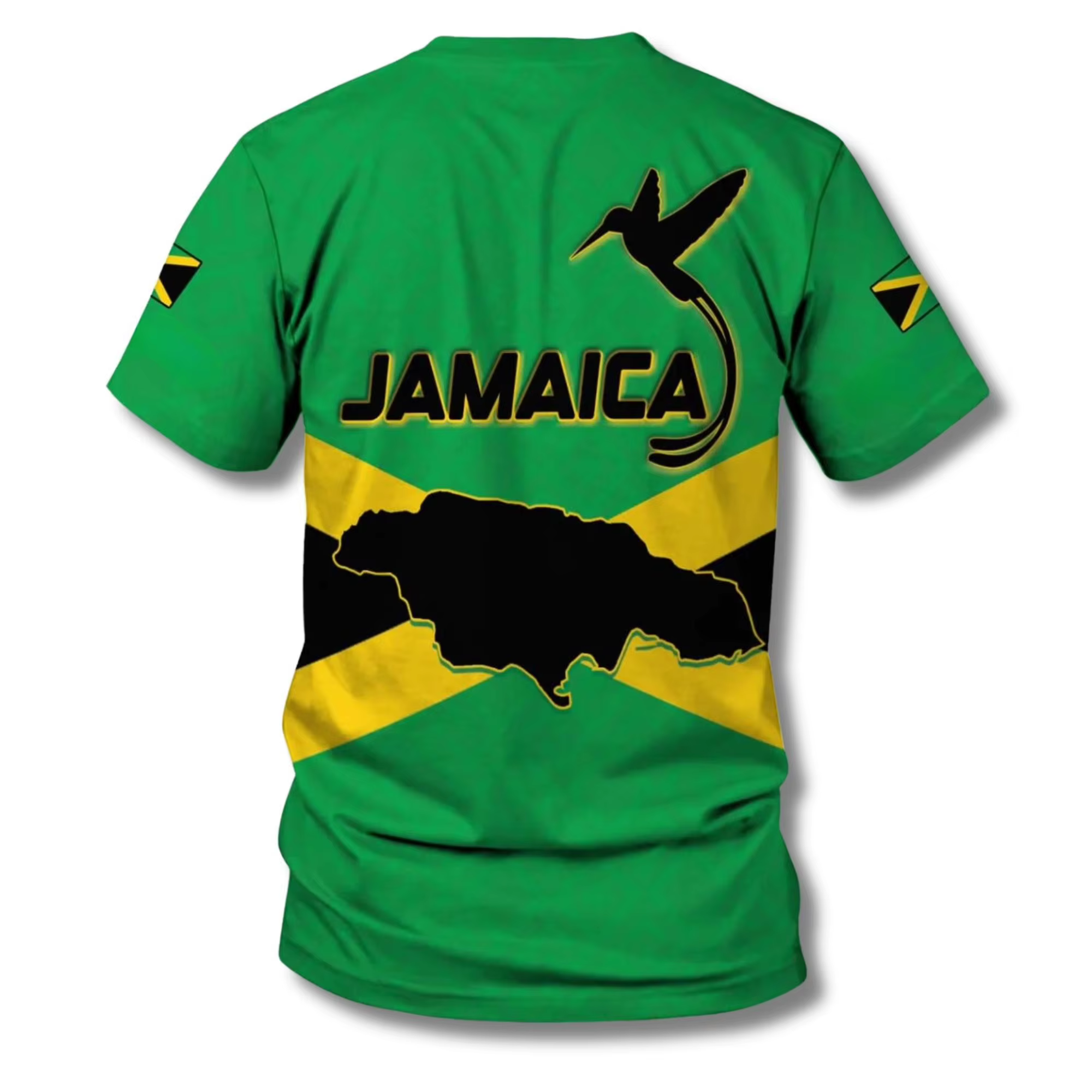 Maillot de football Jamaïque pour hommes et femmes, T-shirt de sport à manches courtes, respirant, séchage rapide, décontracté, unisexe, pour fans