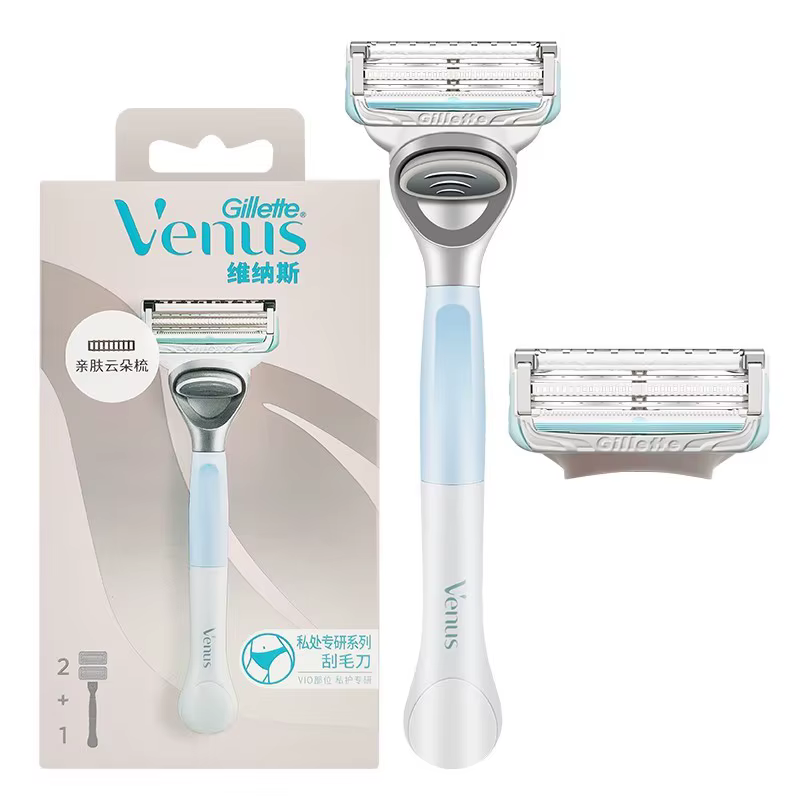 Gillette Venus rasoir de toilettage intime pour femmes cheveux publics et peau avec barre d'irritation brevetée épilation