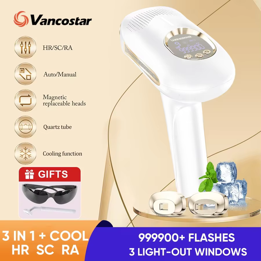 Vancostar-Épilateur laser 3 en 1