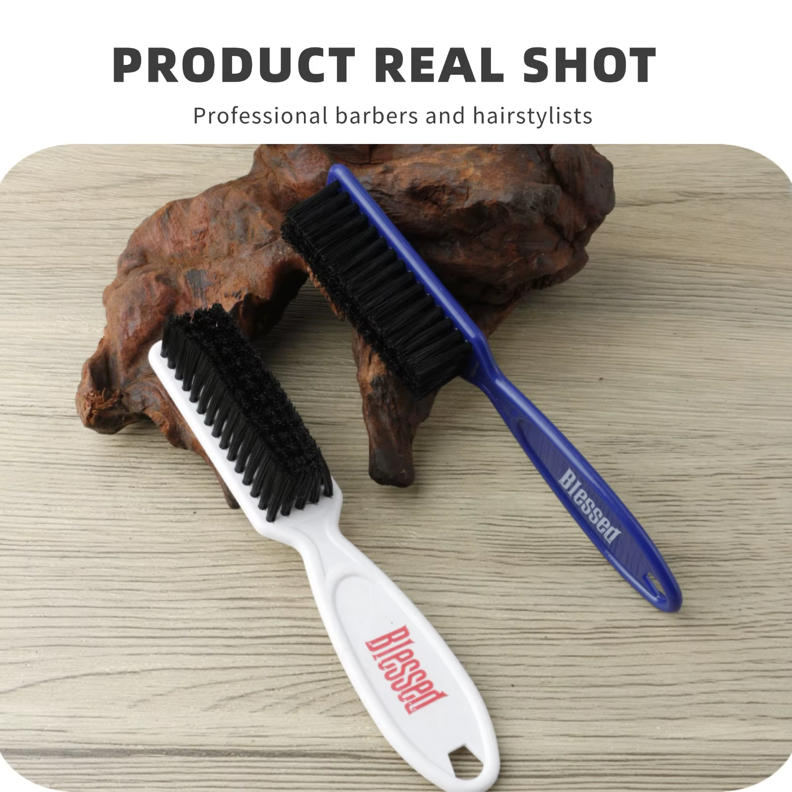 Barbier coupe de cheveux rétro huile tête fondu brosse hommes barbe coiffage