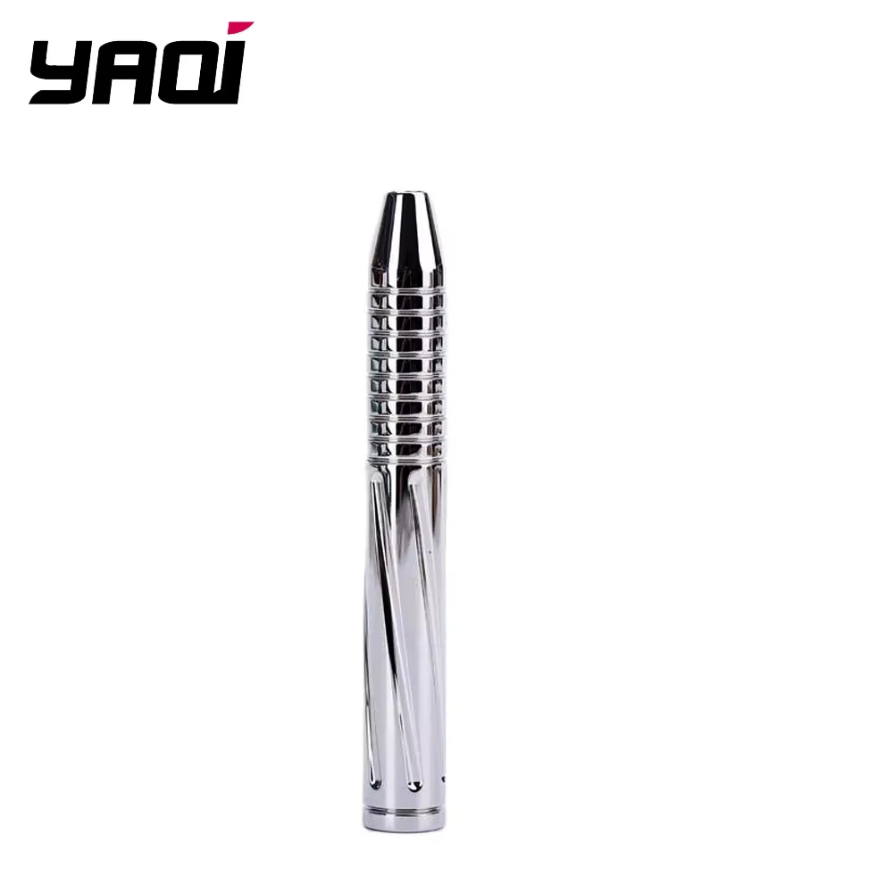 Manche de rasoir 2026 Yaqi BULLET en acier inoxydable poli