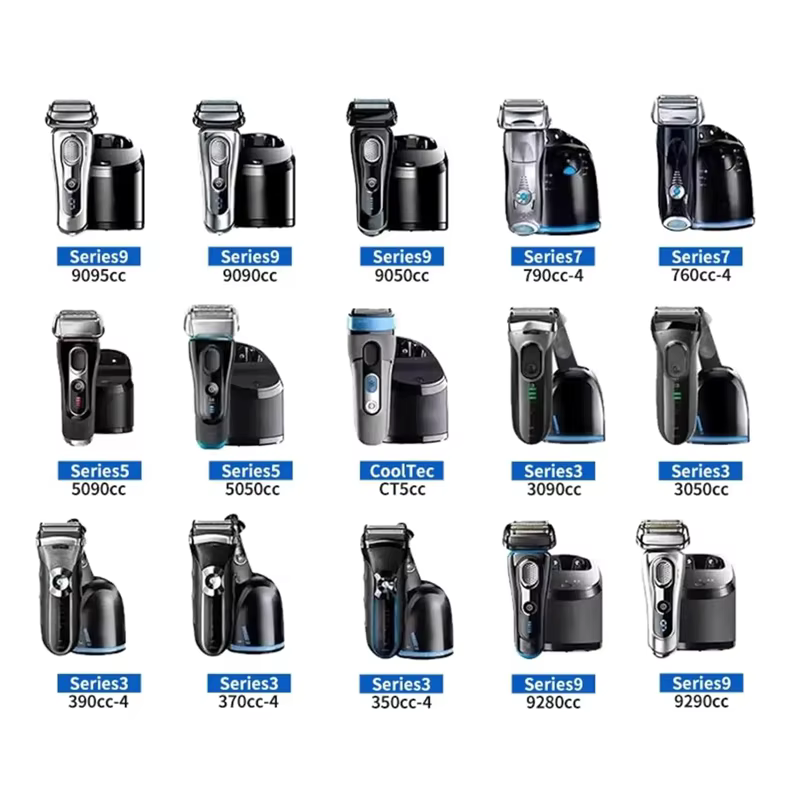 Cartouches de recharge pour rasoir électrique Braun série 3/5/7/9