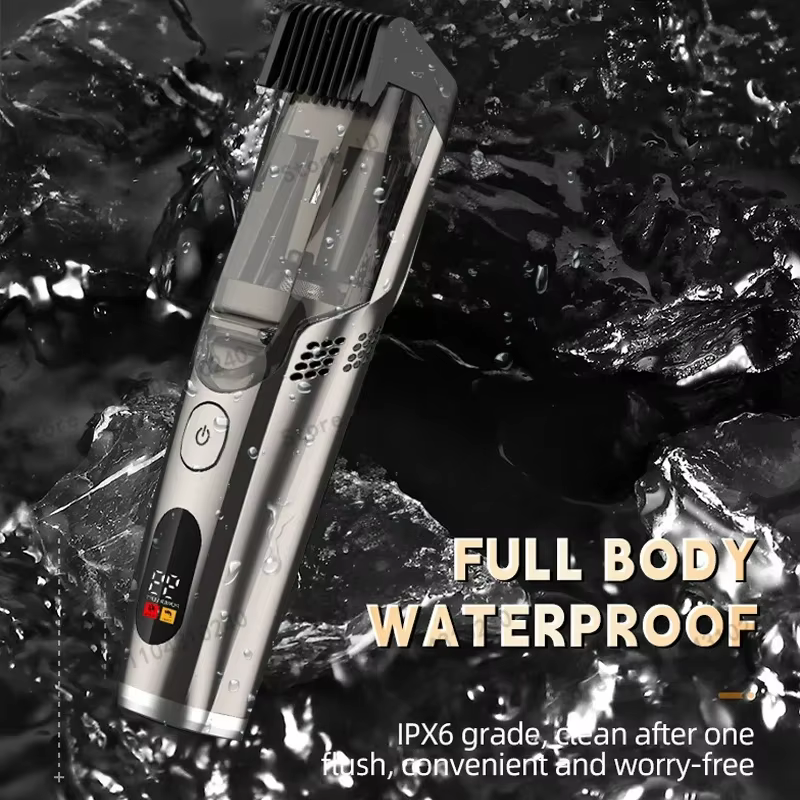 Tondeuse à barbe sous vide pour hommes
