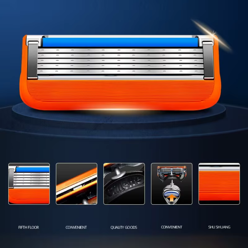 Gillette-Lame de rasoir de sécurité manuelle pour hommes