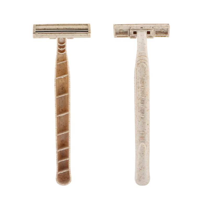 Rasoirs jetables en paille de blé