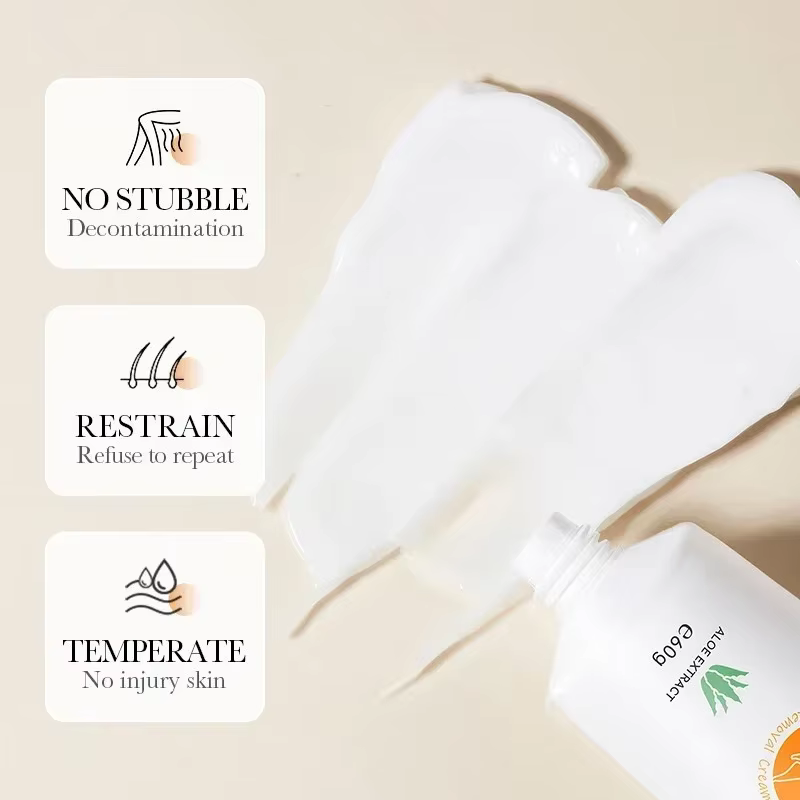 Nouvelle Crème Dépilatoire Douce et Indolore pour Zones Intimes