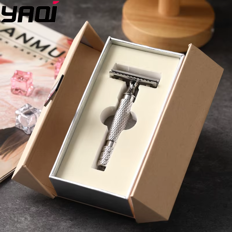 Vente Flash 2026 ! Rasoir de sécurité YAQI PILOT en acier inoxydable - Lame de 0