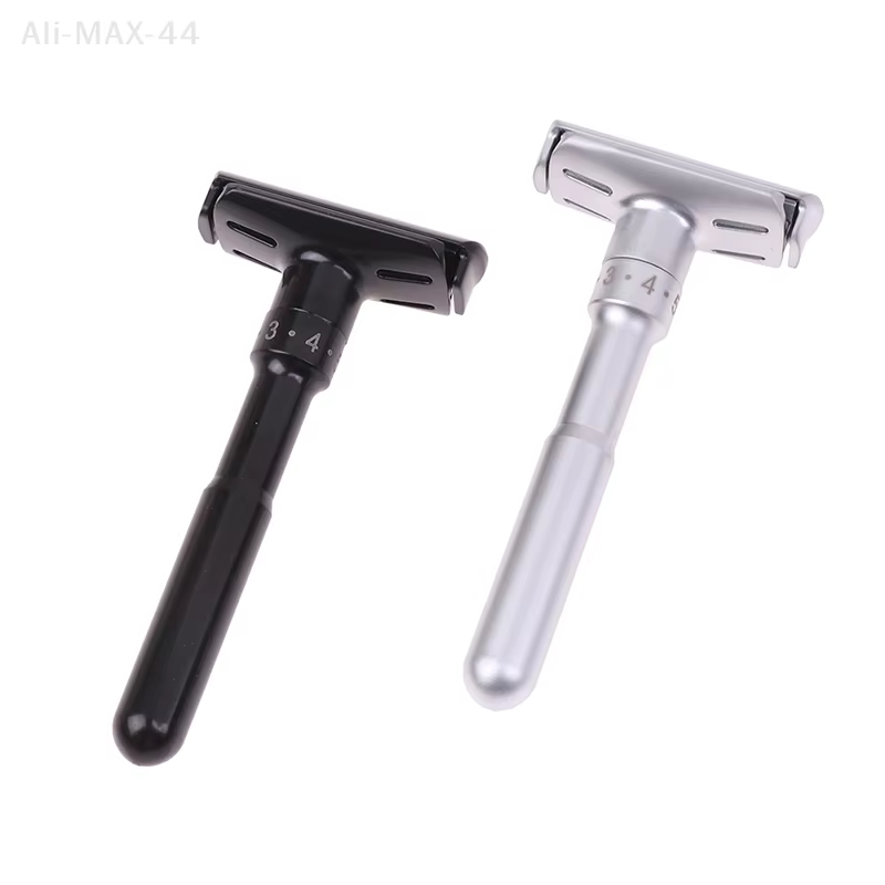 Rasoir de sécurité classique réglable à Double bord pour hommes