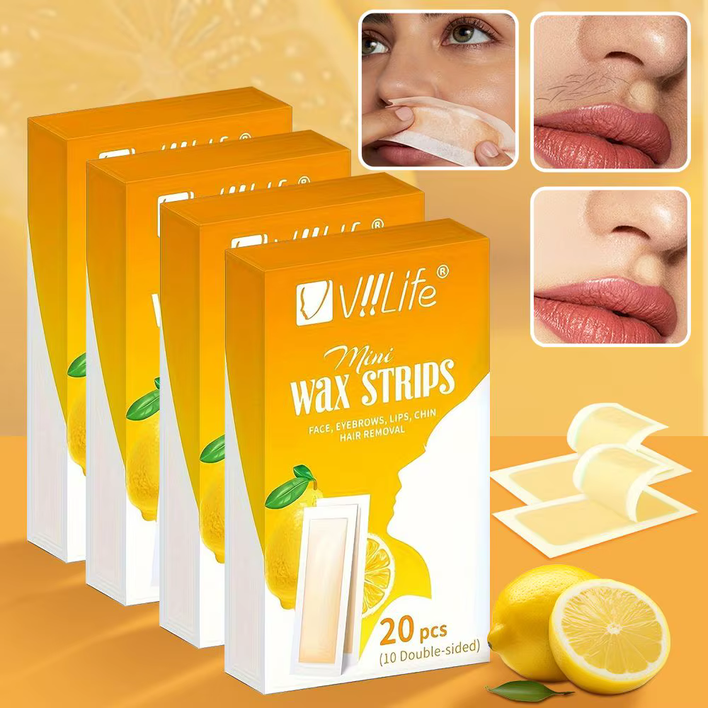Bandes de cire pour le visage