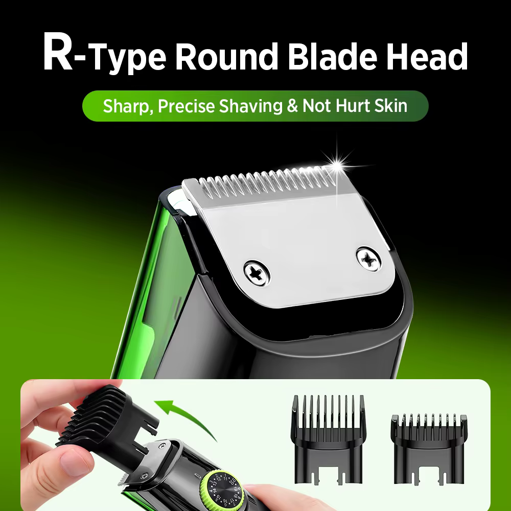 Tondeuse à barbe électrique sans fil pour hommes