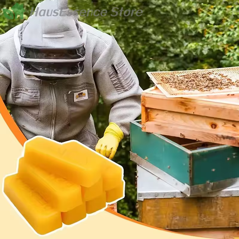 ※4/8 blocs de cire d'abeille pure