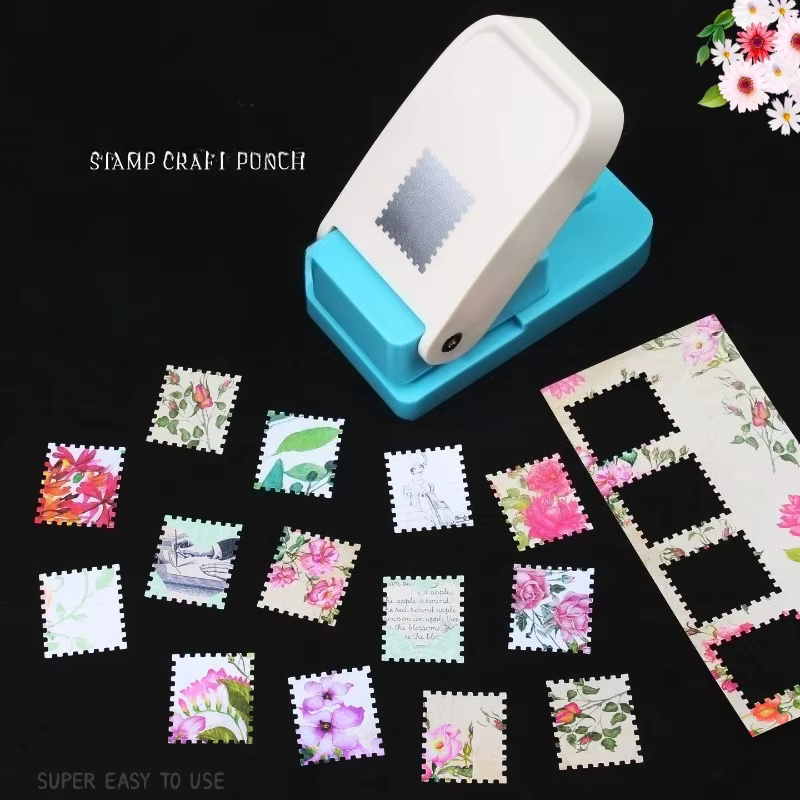 Nouveau Machine à gaufrer en forme de timbre, bricolage, gaufreur fait à la main, artisanat et outil de Scrapbooking, bordure de tampon, poinçon de bricolage
