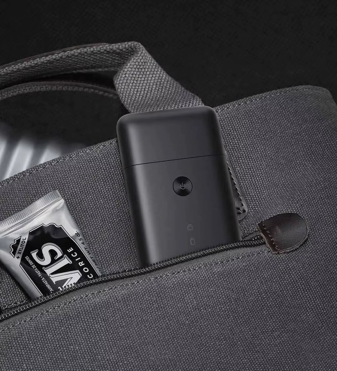 Nouveau rasoir électrique Xiaomi Mijia à double lame oscillante MSW201 IPX7 ultra-fin portable à aspiration magnétique avec réduction du bruit