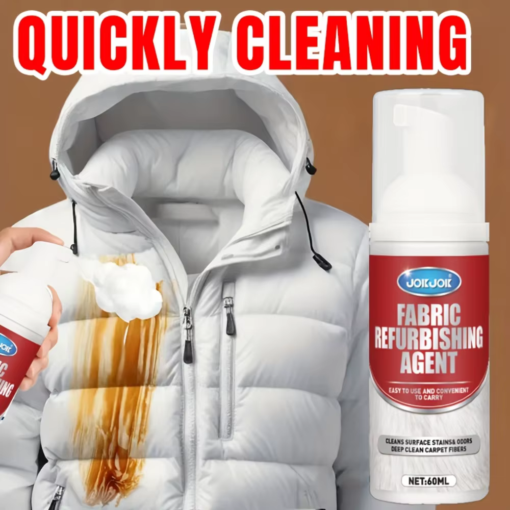 1 x 60 ml de spray nettoyant professionnel pour tissus et tapisseries | Solution de nettoyage en profondeur pour tapis, canapés et intérieurs de voiture, élimine les taches