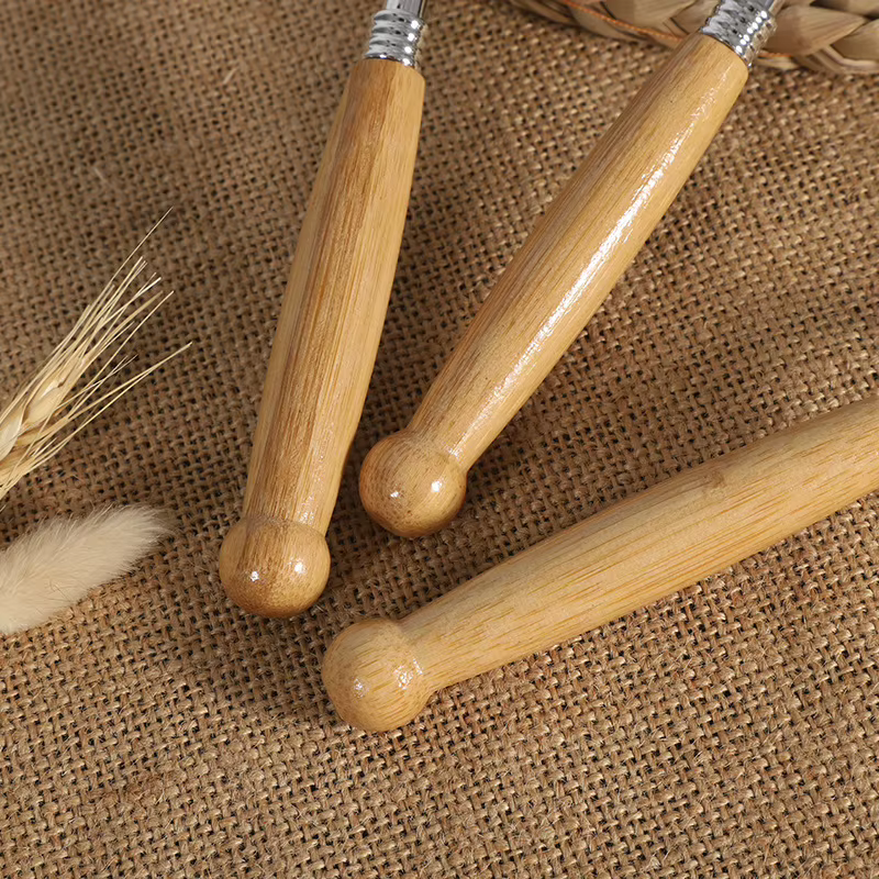 Rasoir manuel avec manche en bambou naturel pour hommes et femmes