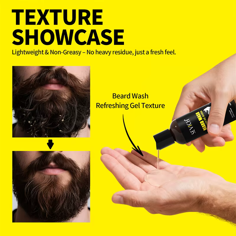Shampoing pour la croissance de la barbe