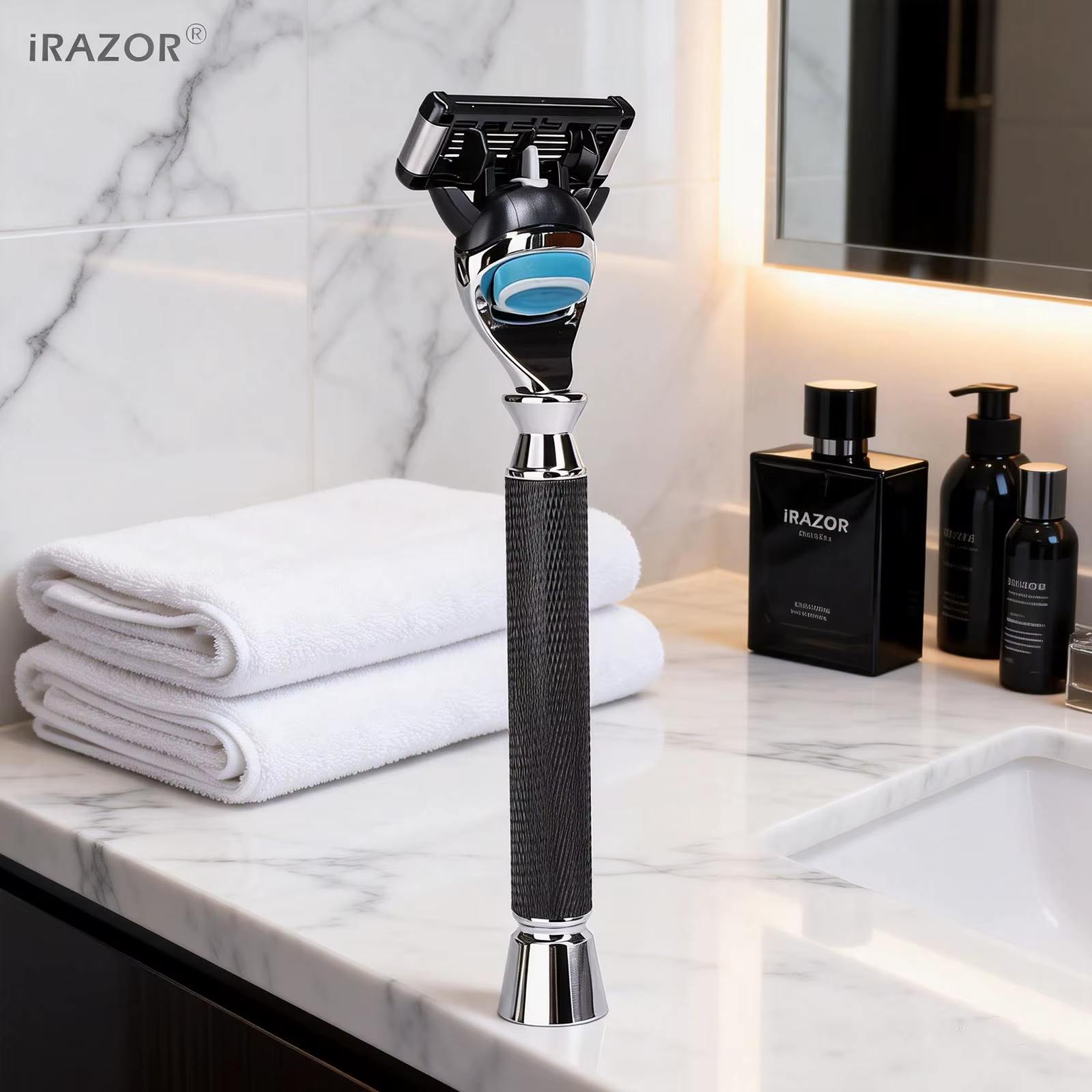 IRAZOR Premium 5 lames Fusion sécurité rasoir manuel