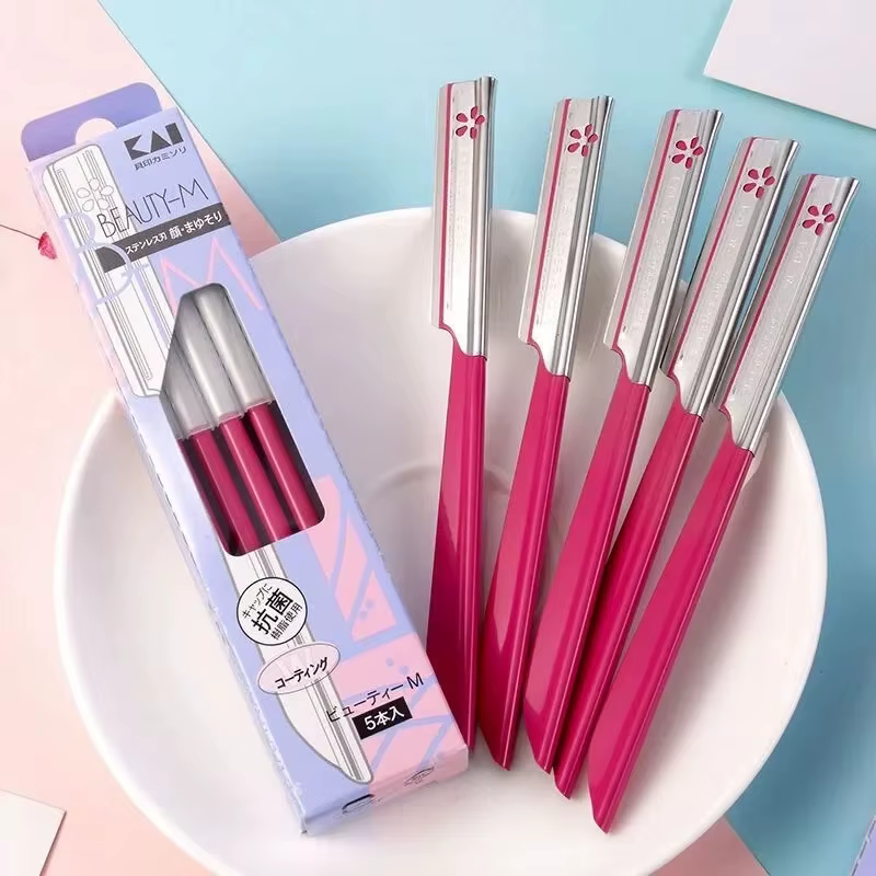 5/10 pièces rasoir pour le visage tondeuse sourcils épilateur ensembles pour femmes maquillage beauté