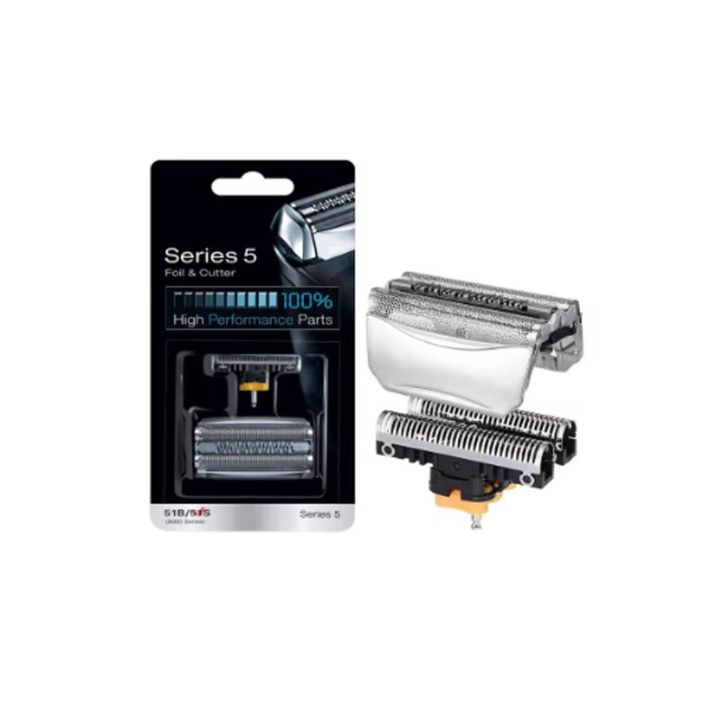 Tête de coupe de rechange en aluminium argenté 51s