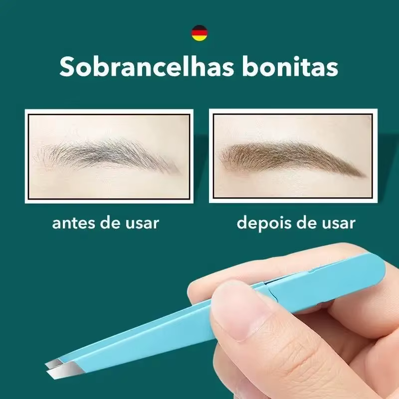 Pince à sourcils colorée