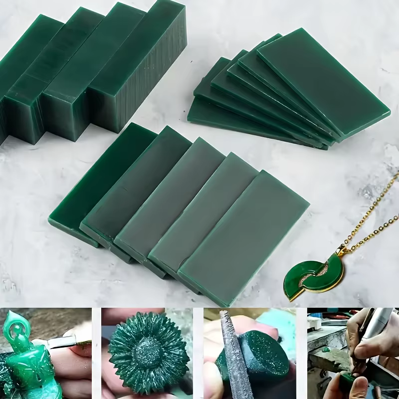 Plaques de cire à modeler professionnelles pour bijoux, pour bagues et bracelets, multi-épaisseurs, durables, réutilisables, outil de gravure et de moulage