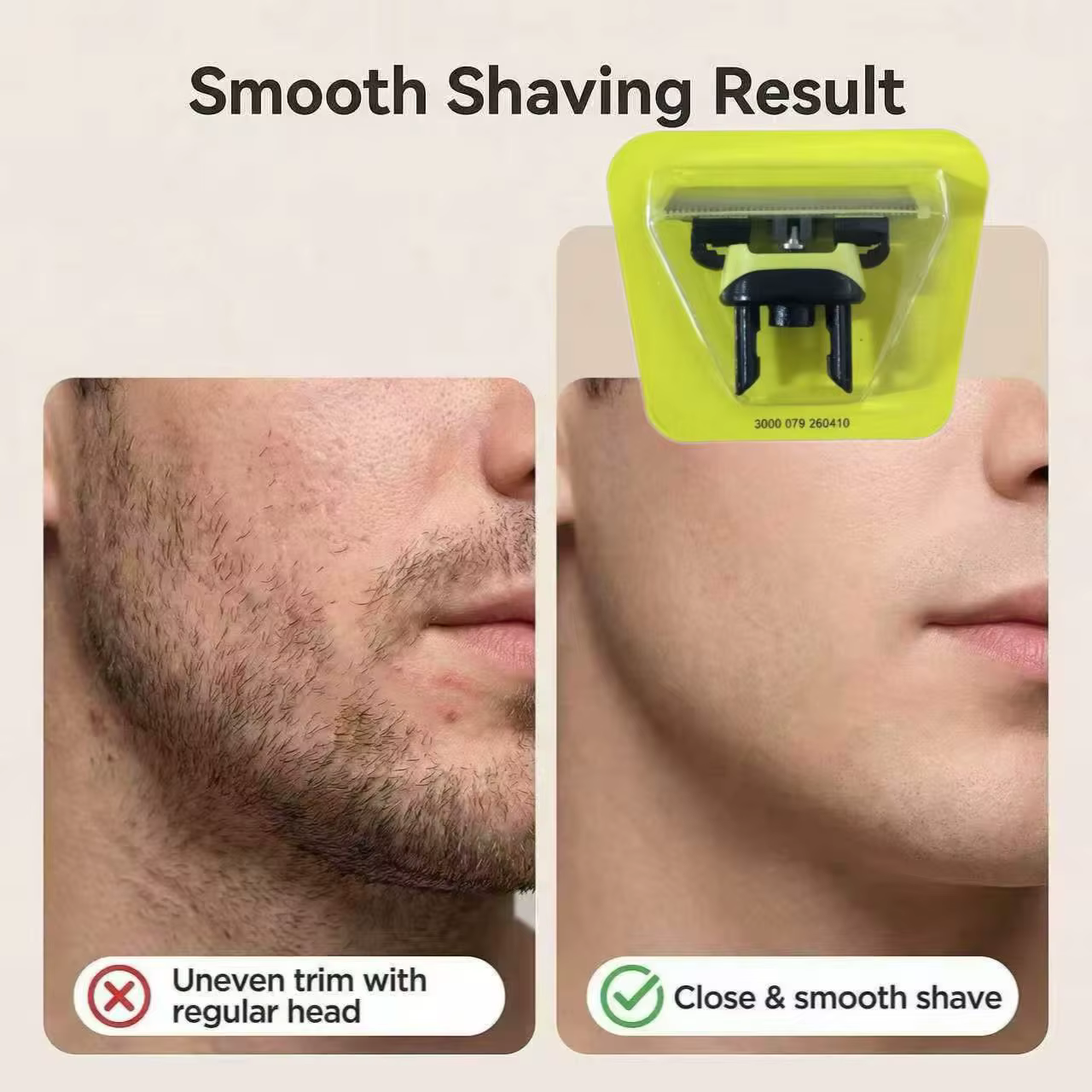 Nouvelles têtes de rasoir compatibles avec les petits rasoirs à lame en T pour remplacement avec Oneblade 2533